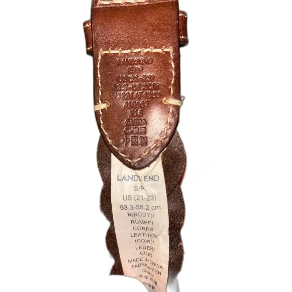 Land's End Genuine Leather Men's Belt